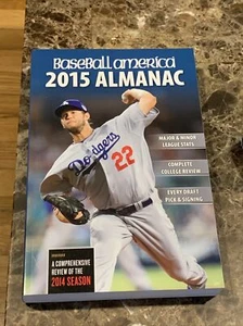 2015 BASEBALL AMERICA ALMANAC - EX COND CLAYTON KERSHAW LOS ANGELES LA DODGERS - Picture 1 of 3