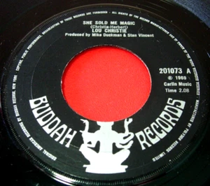 Lou Christie She Sold Me Magic 7" UK ORIG 1969 Buddah b/w Are You Getting..VINYL - Imagen 1 de 4