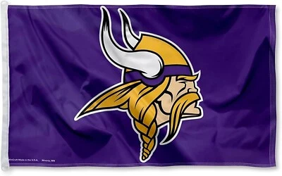 Minnesota Vikings 3x5 ft Flag Banner NFL Football Free Shipping
