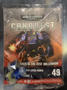 Warhammer 40k Conquest Ausgabe 49 Farben x 3 & Magazin kostenlose P&P - Bild 1 von 3
