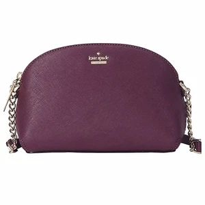 NUEVO CON ETIQUETAS BANDOLERA KATE SPADE CAMERON STREET BLOSSOM HILLI $158 Ciruela Profunda - Imagen 1 de 10