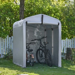 SoBuy garaje para bicicletas resistente a la intemperie cobertizo de herramientas garaje para bicicletas KLS11-K - Imagen 1 de 11