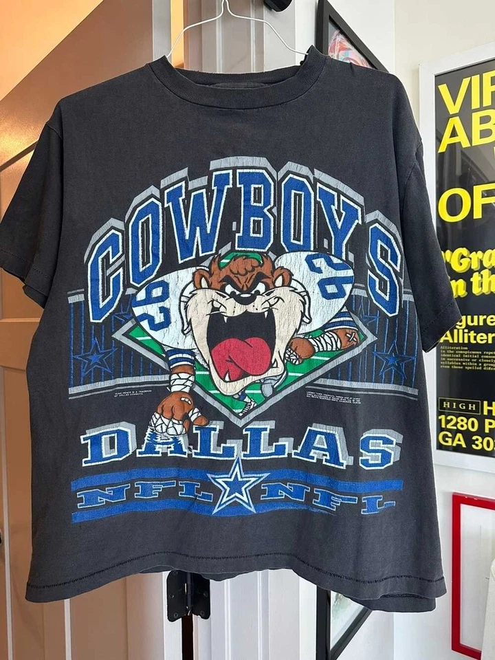 Camisa De Colección Dallas Cowboys Taz Años 90 NFL Looney Tunes Unisex Hombres Mujeres KV34674 Foto 1 de 1