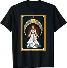 New Limited The Norse Goddess Freyja Tarot Card Pagan Cat T-Shirt