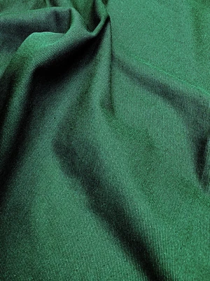 Tela de sarga verde esmeralda de 60" de ancho - mezcla de poli algodón por yarda Foto 1 de 4