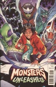 Monsters Unleashed 1B Silva 1:25 Variant VF 2017 Monsters Unleashed 2nd Series 