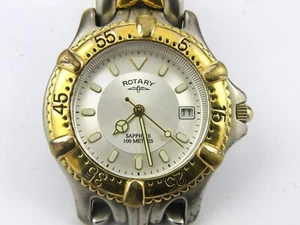Men's Vintage Rotary GB3719 Sapphire Divers Watch Aspen - 100m - Picture 1 of 8