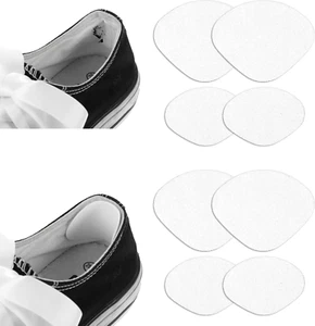 Selbstklebendes Schuh Fersen Reparatur Set - 4 Paar weiße Flicken für Fersenlöcher - Bild 1 von 12