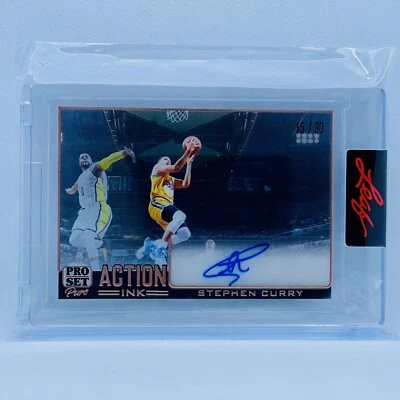 Stephen Curry 2023 Leaf Pro 套装纯动作墨水青铜签名 SP #/30 球衣比赛 — 第 1/4 张图片