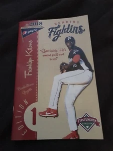 2018 Reading Fightin Phils Official Program Issue 1 Franklyn Kilome Phillies - Picture 1 of 1