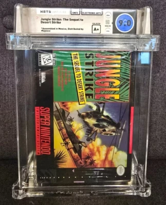 NEW Jungle Strike SUPER NINTENDO SNES NEW SEALED GRADED WATA 9.0 / A+ FAST SHIP - Image 1 of 4