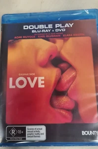 LOVE (DIRECTED BY GASPAR NOE) - BLU-RAY & DVD - NEW/SEALED R18+ - Picture 1 of 1