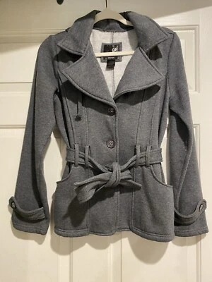 Full Tilt Hooded Coat Women’s Juniors Large Gray - Image 1 of 4