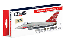 HATAKA AS52 Royal Air Force Modern Greys Acrylic Paint Set 8 x 17ml Bottles 1stP
