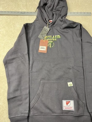 Portland Timbers Hoodie Mens Small MLS Soccer Mitchell & Ness Golden Hour Glaze - Image 1 of 4