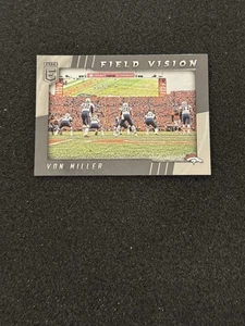 Carta Calcio 2016 Donruss Elite Field Vision Von Miller #FV-VM Denver Broncos - Foto 1 di 2