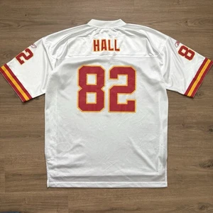 Vintage Kansas City Chiefs Dante Hall Reebok Jersey Men’s XL White - Picture 1 of 9