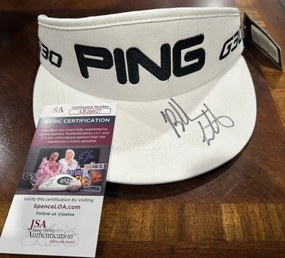 Bubba Watson Masters Champion Authentic Ping Visor Signed JSA NWT - Image 1 of 4
