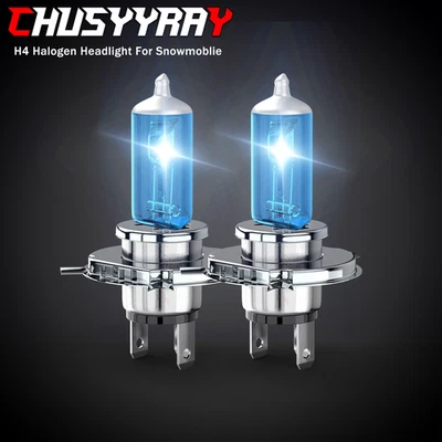 Bombilla halógena H4 para Polaris INDY Trail, Trail Deluxe, Trail ES 1985-1994 Foto 1 de 4