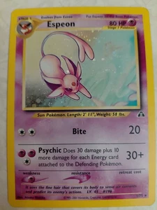 Pokémonkarte – Espeon Holo 1/75 (Neo Discovery, 2001, WotC) - Bild 1 von 6