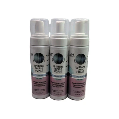 3 espumas tonificantes acondicionadoras brillantes Splat - Dura hasta diez lavados (titanio) Foto 1 de 3