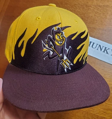 De Colección Arizona State Sun Devils Zeyphr Llama Mezcla de Lana Snapback Gorra Gorra y2k Años 90 Foto 1 de 4