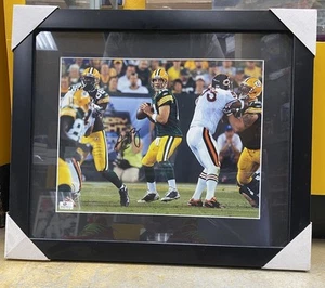 Superbowl XLV Champ & MVP AARON RODGERS ¡Firmado 13x10 y Enmarcado Con Pegatina GA! - Imagen 1 de 4