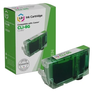 LD 0627B002 CLI8G CLI8 Green Ink Cartridge for Canon PIXMA iP4200 iP5200 iP6600D - Picture 1 of 9