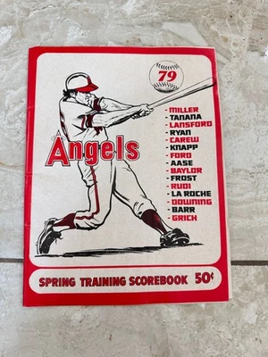 California Angels 1979 Spring Training Program MLB Baseball Vintage - Image 1 of 4