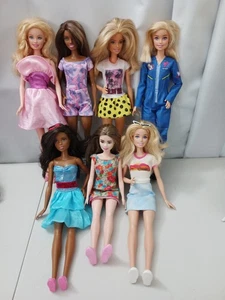 Barbie Doll Lot Dressed For Customization Or Play Modern 2016-2025 - Picture 1 of 11