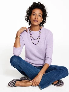 Audrey Cashmere Sweater at Talbots, NWT $199, color LAVENDER , have all size - Picture 1 of 9