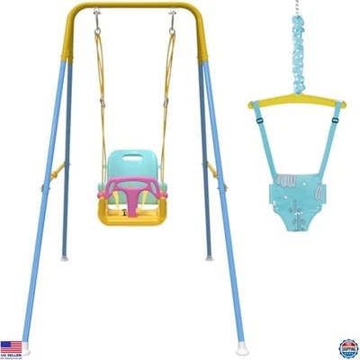 Columpio y jersey para bebés Talec Gear 2 en 1 para niños pequeños - plegable diversión interior/exterior Foto 1 de 4