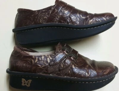 Zapato Alegria ALL-572 Talla 38 Euro Alli Choco y Oro Rosa Foto 1 de 4