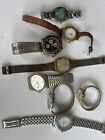 lot of eight watches various brands need batteries various brands