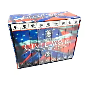The Civil War: A Film Directed By Ken Burns (VHS, 1997, 9-Tape Set) - Foto 1 di 9