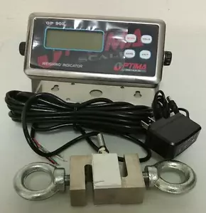 Crane Scale 1000 lb x 0.1 lb, S type Load cell 1000 lb,Digital Indicator,NEW - Picture 1 of 3