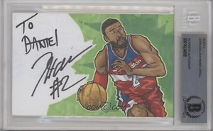 RARE JOHN WALL WIZARDS UK SIGNED AUTO ORIGINAL ART SKETCH CARD 1/1 BAS - Picture 1 of 2