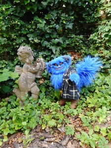 Kreatur Art Puppe Fabelwesen "Der gestiefelte Grinsekater" Künstlerpuppe OOAK - Bild 1 von 16