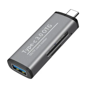 Téléphone portable multifonctionnel PC type-C USB3.0 haute vitesse TF carte SD lecteur de carte OTG - Photo 1 sur 9