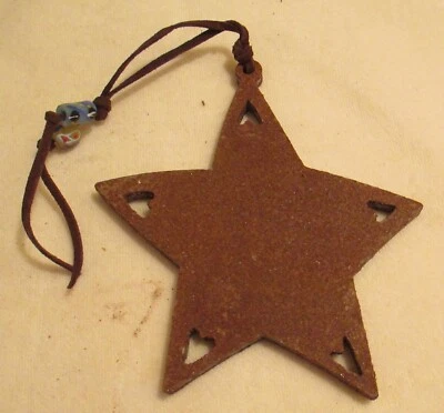 Metal Star Ornament by Jes MaHarry & Patrick Henderson Signed 2015 - STUNNING! - Image 1 of 4