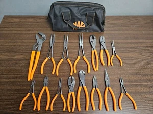 Mac Tools P301999O 15 Pc. Plier Set Orange Handle w/ Bag - Picture 1 of 18