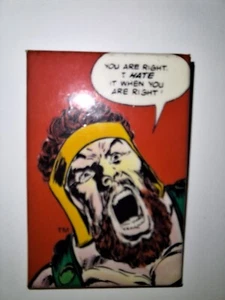 Hercules Vintage 1986 Marvel Comics Pin Back Button Rectangle - Picture 1 of 1
