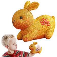  Chinese Lunar New Year Rabbit Plush Toys Soft Cartoon Stuffed Animal Doll