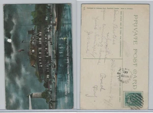 Cartolina, Ontario, Royal Hamilton Yacht Club House, 1908 Faro - Foto 1 di 1