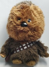 Cool Star Wars 15" Tall Talking Chewbacca Soft Furry Plush Squeeze His Hand ! 