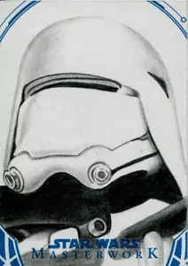 Star Wars Masterwork 2018 Skizzenkarte von Brett A Farr - Bild 1 von 1