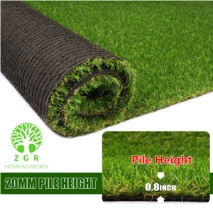Custom Artificial Garden Turf Premium Lawn Synthetic Grass Rug Indoor/Outdoor - Picture 1 of 9