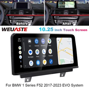 Car Linux Screen 10.25'' Radio Wifi Carplay For BMW 1 Series F52 2017-2023 EVO - Picture 1 of 12