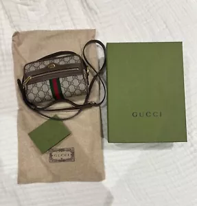 Gucci Ophidia GG leather crossbody bag - Picture 1 of 8