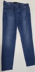 Thorn Universal Womens Size 12 (34x27) Skinny Denim Blue Jeans Flap Pocket - Picture 1 of 6